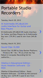Mobile Screenshot of forportablerecorders.blogspot.com