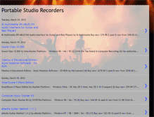 Tablet Screenshot of forportablerecorders.blogspot.com