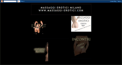 Desktop Screenshot of massaggi-erotici-milano.blogspot.com