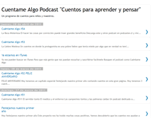 Tablet Screenshot of cuentamealgopodcast.blogspot.com