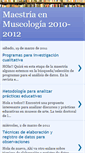 Mobile Screenshot of maestriamuseologia.blogspot.com