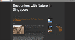 Desktop Screenshot of natureinsingapore.blogspot.com