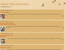 Tablet Screenshot of carmelvalleybytheglass.blogspot.com