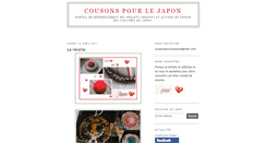 Desktop Screenshot of cousonspourlejapon.blogspot.com
