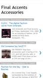Mobile Screenshot of finalaccents.blogspot.com