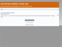 Tablet Screenshot of jualtempemendoankedelai.blogspot.com