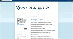 Desktop Screenshot of jumpintoaction.blogspot.com