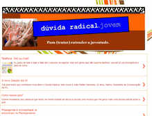 Tablet Screenshot of duvidaradical.blogspot.com