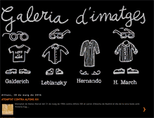 Tablet Screenshot of galeriadimatges-galderich-leblansky.blogspot.com