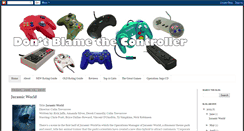 Desktop Screenshot of dontblamethecontroller.blogspot.com