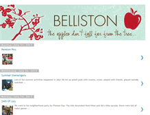 Tablet Screenshot of bellistonblog.blogspot.com