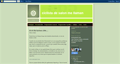 Desktop Screenshot of ciclistadesalon.blogspot.com