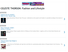 Tablet Screenshot of celestethorson.blogspot.com