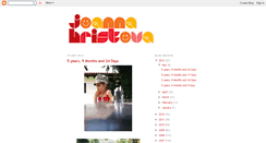 Desktop Screenshot of joannahristova.blogspot.com