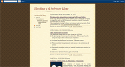 Desktop Screenshot of eleodinayelsoftwarelibre.blogspot.com