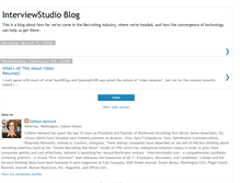 Tablet Screenshot of interviewstudio.blogspot.com