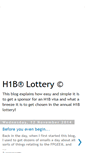 Mobile Screenshot of h1b-lottery.blogspot.com