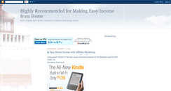 Desktop Screenshot of easyincomeinstantly.blogspot.com