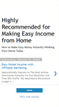 Mobile Screenshot of easyincomeinstantly.blogspot.com