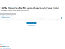 Tablet Screenshot of easyincomeinstantly.blogspot.com