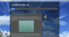 Desktop Screenshot of gablefamily.blogspot.com