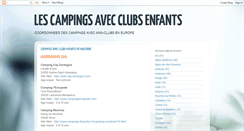 Desktop Screenshot of campingsenfants.blogspot.com