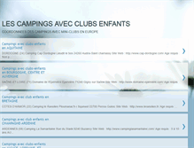 Tablet Screenshot of campingsenfants.blogspot.com