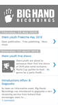 Mobile Screenshot of bighandrecords.blogspot.com