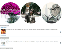 Tablet Screenshot of lalygonzalez.blogspot.com