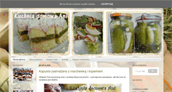 Desktop Screenshot of kuchnia-domowa-ani.blogspot.com