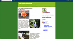 Desktop Screenshot of discoverdominica.blogspot.com