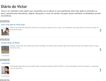 Tablet Screenshot of diariodovictor.blogspot.com