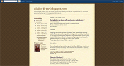 Desktop Screenshot of aikido-ki-me.blogspot.com