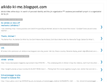 Tablet Screenshot of aikido-ki-me.blogspot.com