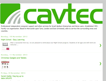 Tablet Screenshot of cavtec.blogspot.com