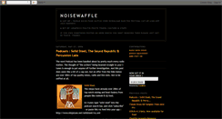 Desktop Screenshot of noisewaffle.blogspot.com