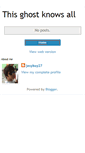 Mobile Screenshot of ghost-answers.blogspot.com
