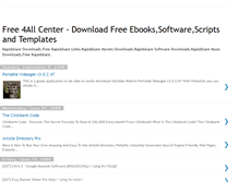 Tablet Screenshot of 4freecenter.blogspot.com