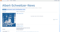 Desktop Screenshot of albert-schweitzer-news.blogspot.com