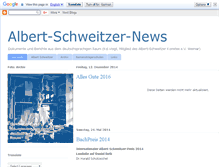 Tablet Screenshot of albert-schweitzer-news.blogspot.com