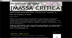 Desktop Screenshot of bicicletadasalvador.blogspot.com
