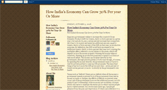 Desktop Screenshot of howindiaseconomycangrow.blogspot.com