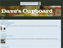 Tablet Screenshot of davescupboard.blogspot.com