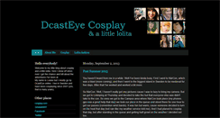 Desktop Screenshot of dcasteye-cosplay.blogspot.com