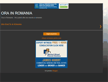 Tablet Screenshot of orainromania.blogspot.com