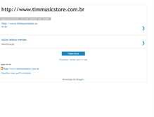 Tablet Screenshot of httpwwwtimmusicstorecombr.blogspot.com