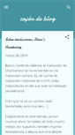 Mobile Screenshot of cajondeblog.blogspot.com