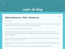 Tablet Screenshot of cajondeblog.blogspot.com