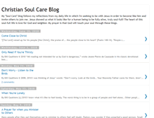 Tablet Screenshot of christiansoulcare.blogspot.com