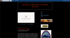 Desktop Screenshot of africarevolutionstour.blogspot.com